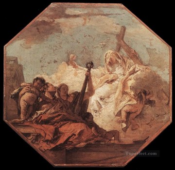  tude Pintura al %c3%b3leo - Las virtudes teologales Giovanni Battista Tiepolo